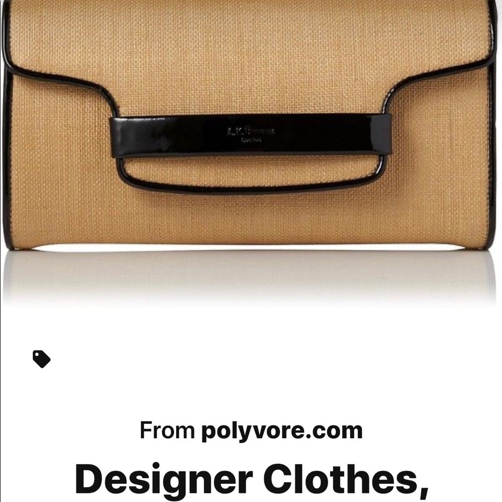 LK Bennett Rafia Clutch